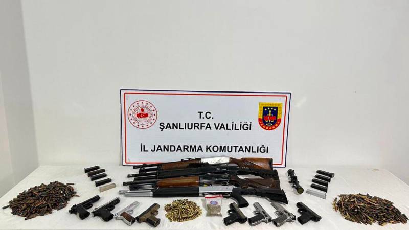 Şanlıurfa’da silah kaçakçılığı operasyonu: 5 gözaltı